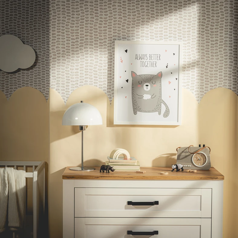 Obraz s motívom sivej mačky CAT 40x50 cm