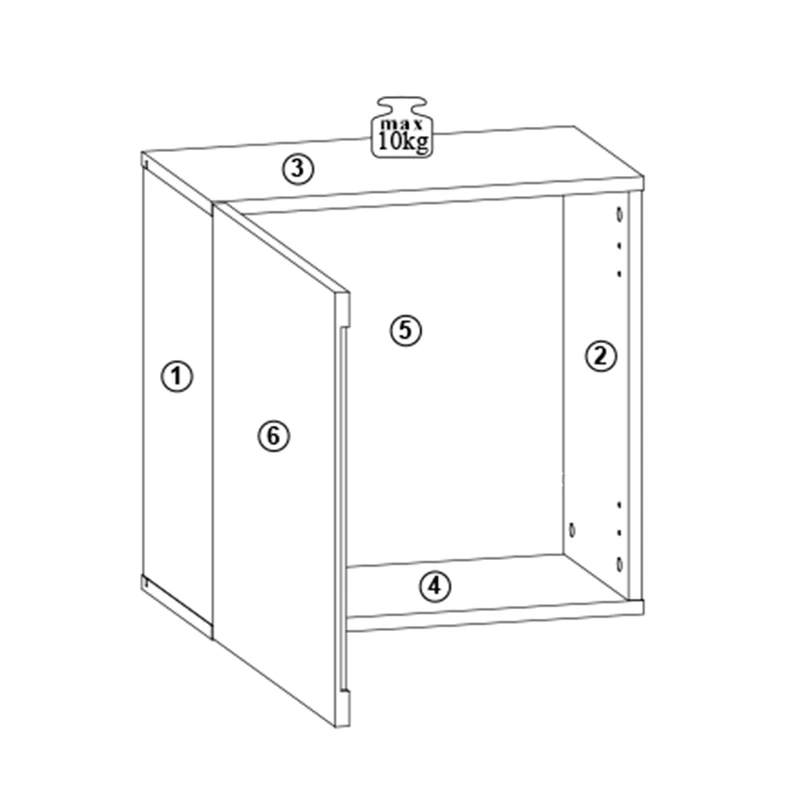 Závesná skrinka VIVIEN 05 BIELA