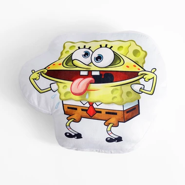 Vankúš plyšák SPONGE BOB 40x34 cm