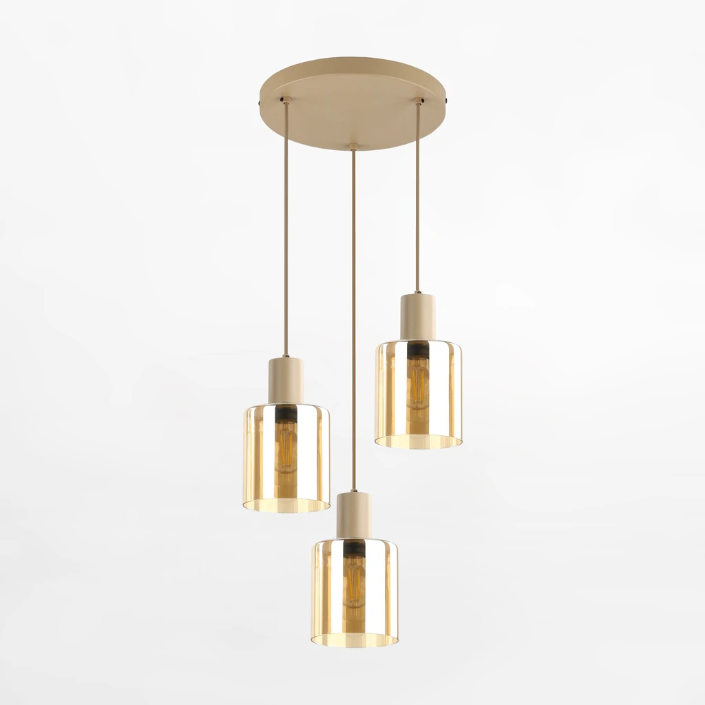 Oprawa lampy z rodziny SIERRA przystosowana jest dla 3 żarówek LED typu E27 o mocy maksymalnej 15W.