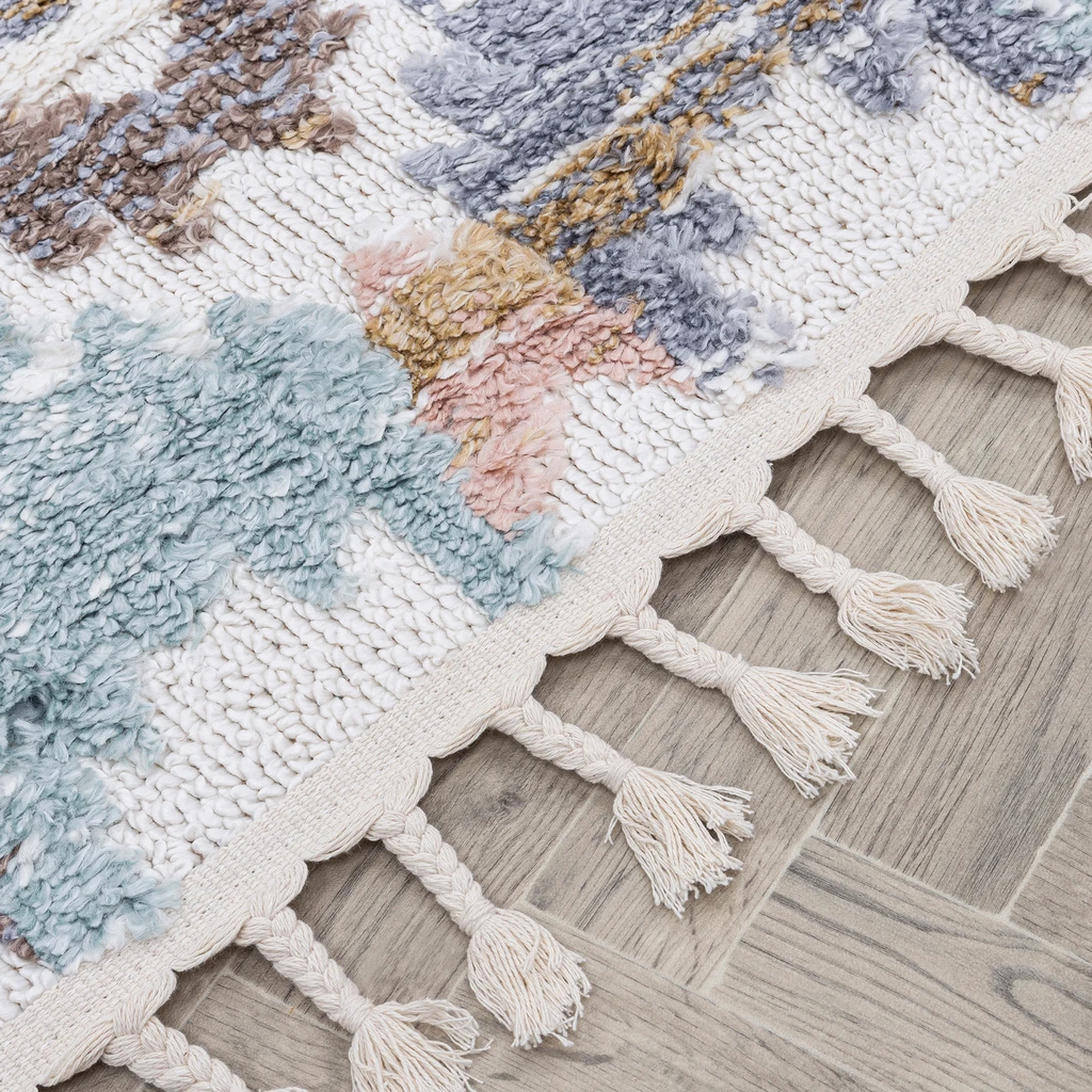 Koberec so strapcami etno vzor NEVADA 120x170 cm