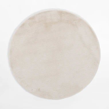 Okrúhly koberec RABBIT, krémový, 120 cm