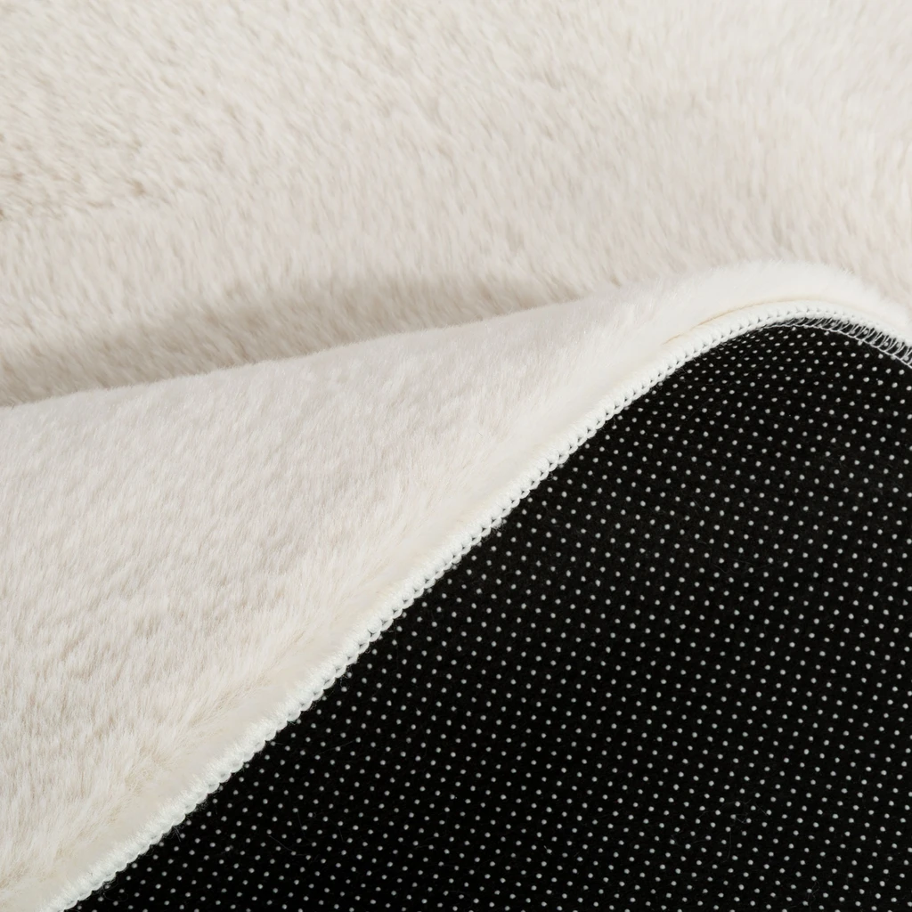 Okrúhly koberec RABBIT, krémový, 120 cm