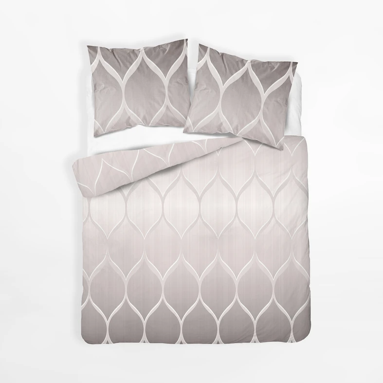 Beżowa pościel bawełniana