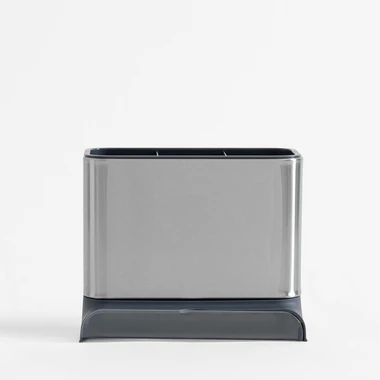 Odkvapkávač na príbory strieborný 14x9,7x15,8 cm