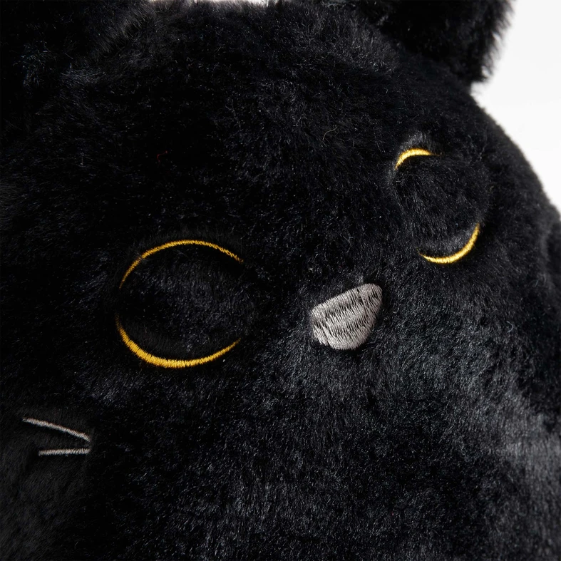 Vankúš HUGGIE čierna mačka 50x33 cm