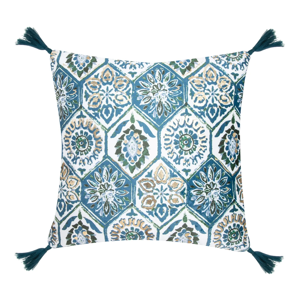 Obliečka na vankúš orientálna biela LORIENT 45 x 45 cm