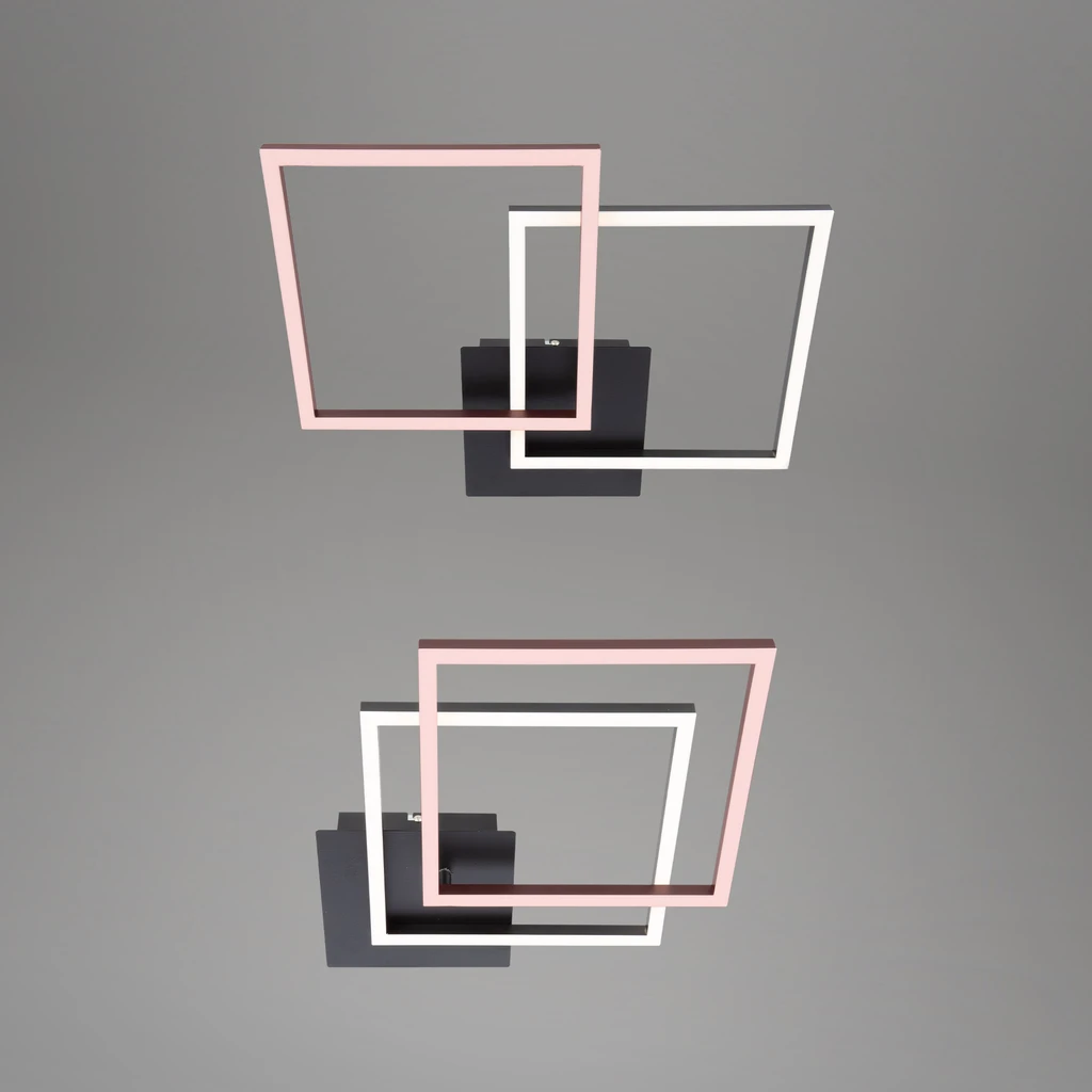 Stropná lampa otočná čierna FRAME LED 62 cm