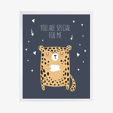 Obraz s motívom spiaceho leoparda PANTHER 40x50 cm