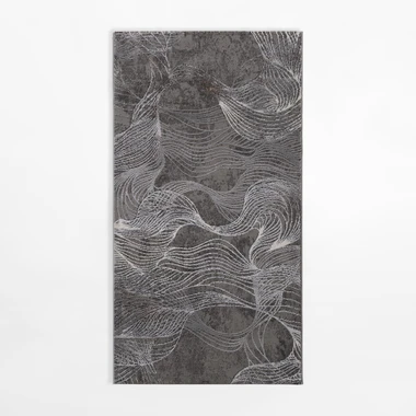 Koberec do obývacej izby SPAZZIO, sivý, 80x150 cm