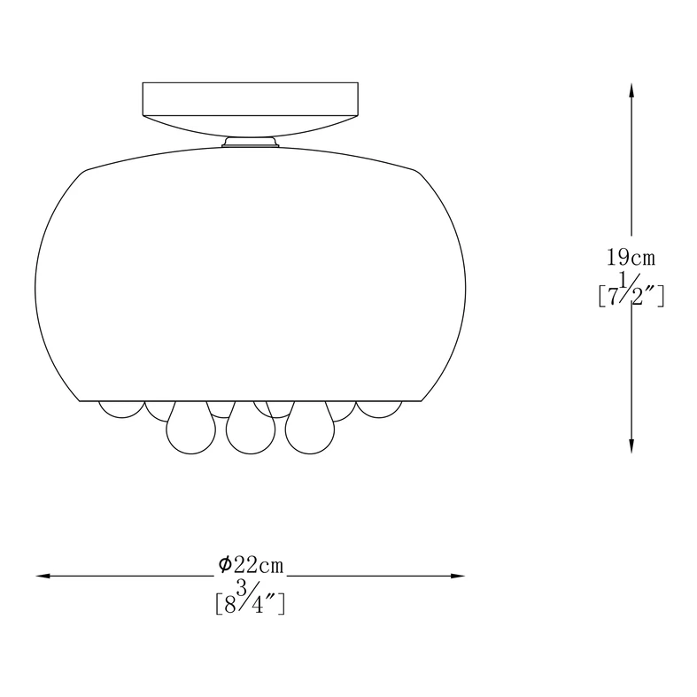 Stropné svietidlo RAIN