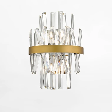 Nástenné svietidlo CONSTANTINOPLE glamour zlaté 24 cm