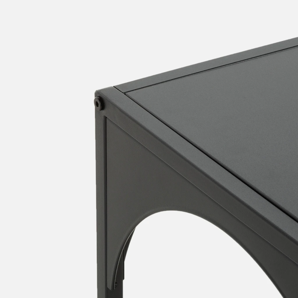 Čierna kovová konzola HOCCA