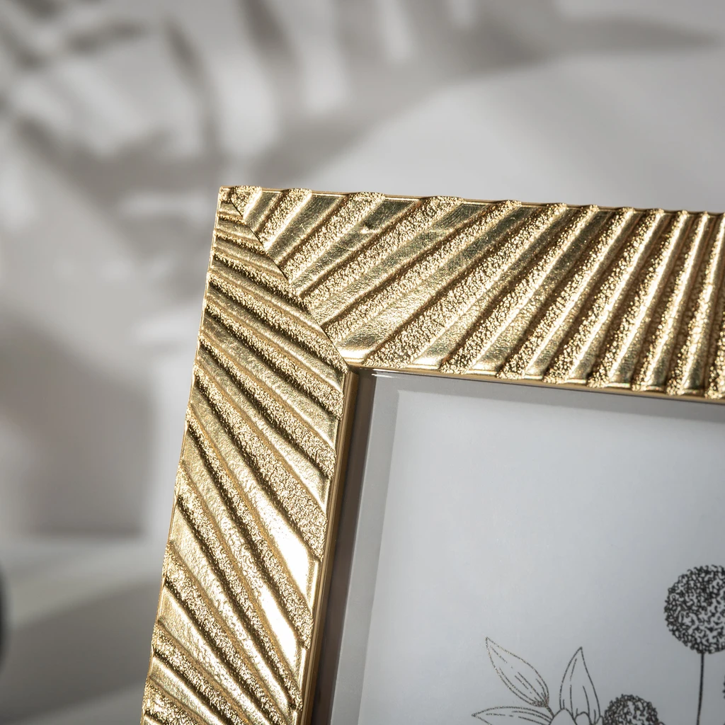 Rám na fotografiu v glamour štýle 13x18 zlatý