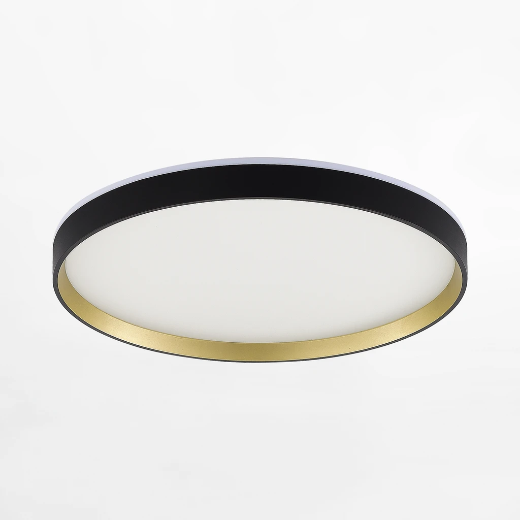 Plafon sufitowy ORBITRAL posiada oświetlenie - główne i akcentowe, nieco słabsze z opcją RGB.