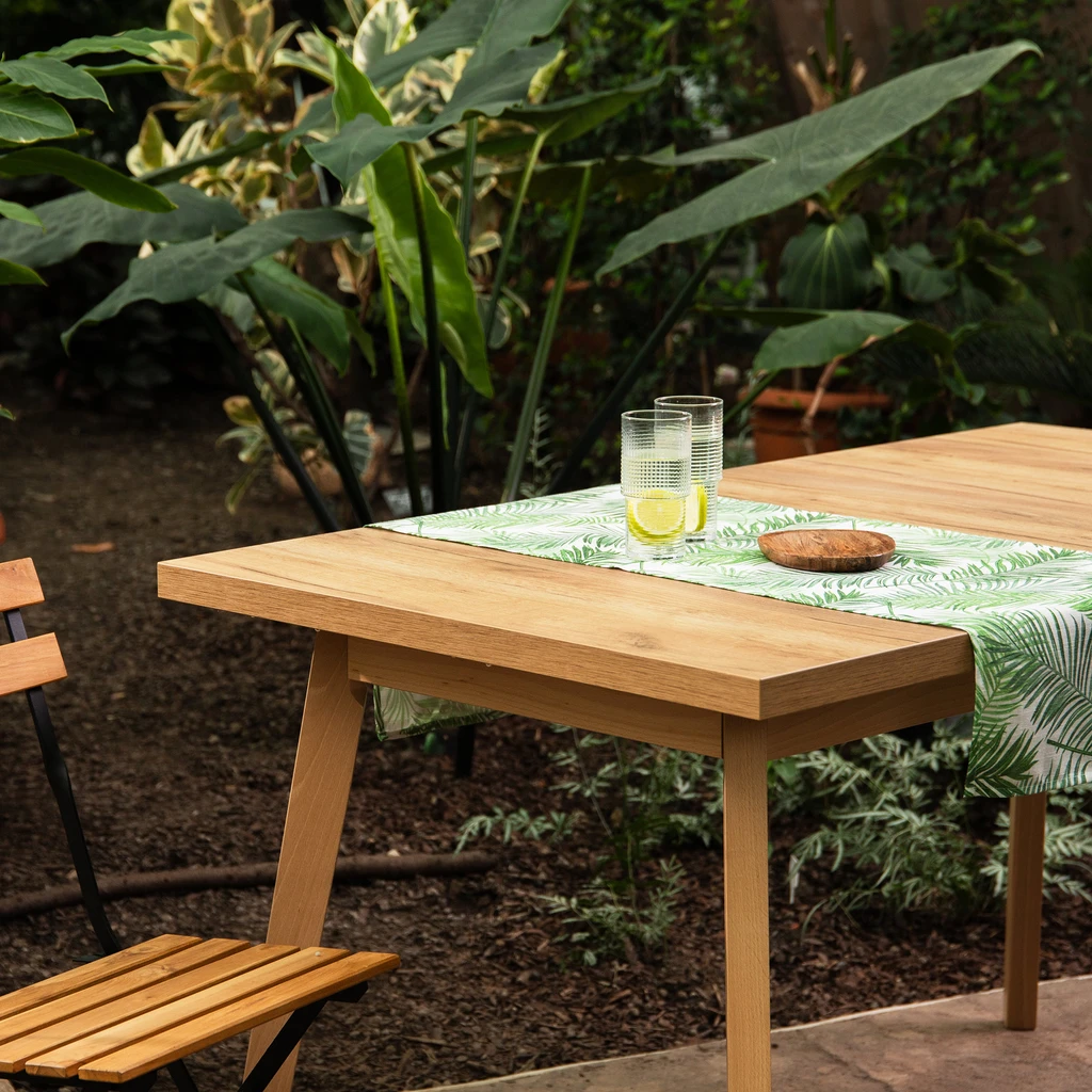 Behúň na stôl GARDENIC s palmovými listami 40x120 cm