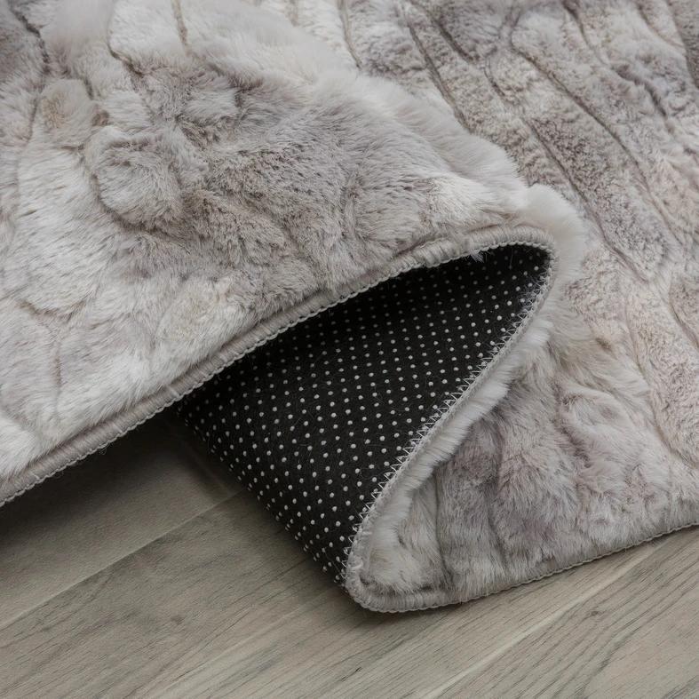 TEBY sivý koberec 60x100 cm