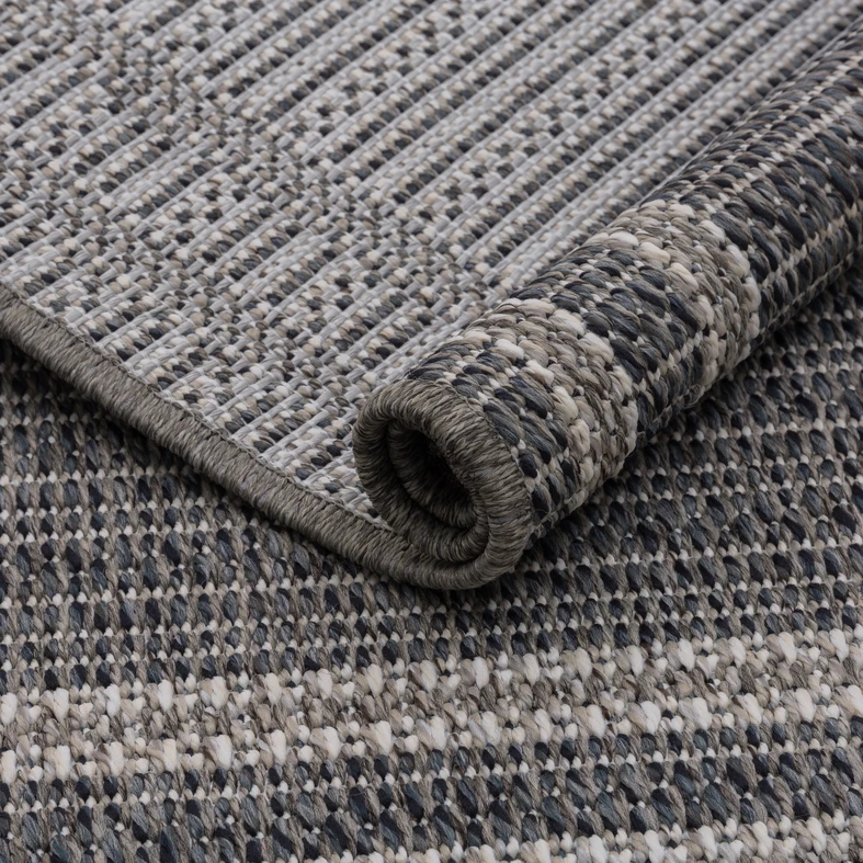 Vonkajší koberec PALERMO, sivý 60x100 cm