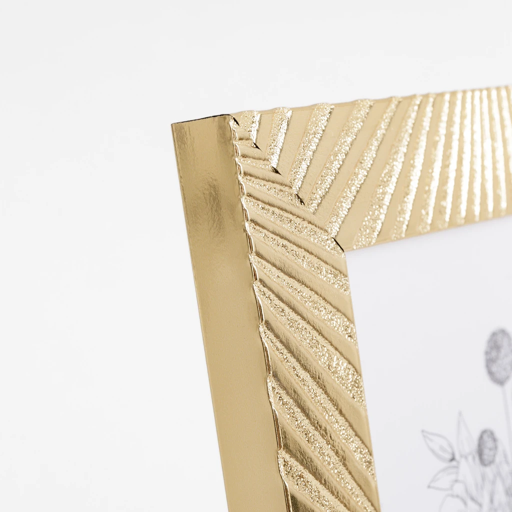 Rám na fotografiu v glamour štýle 13x18 zlatý