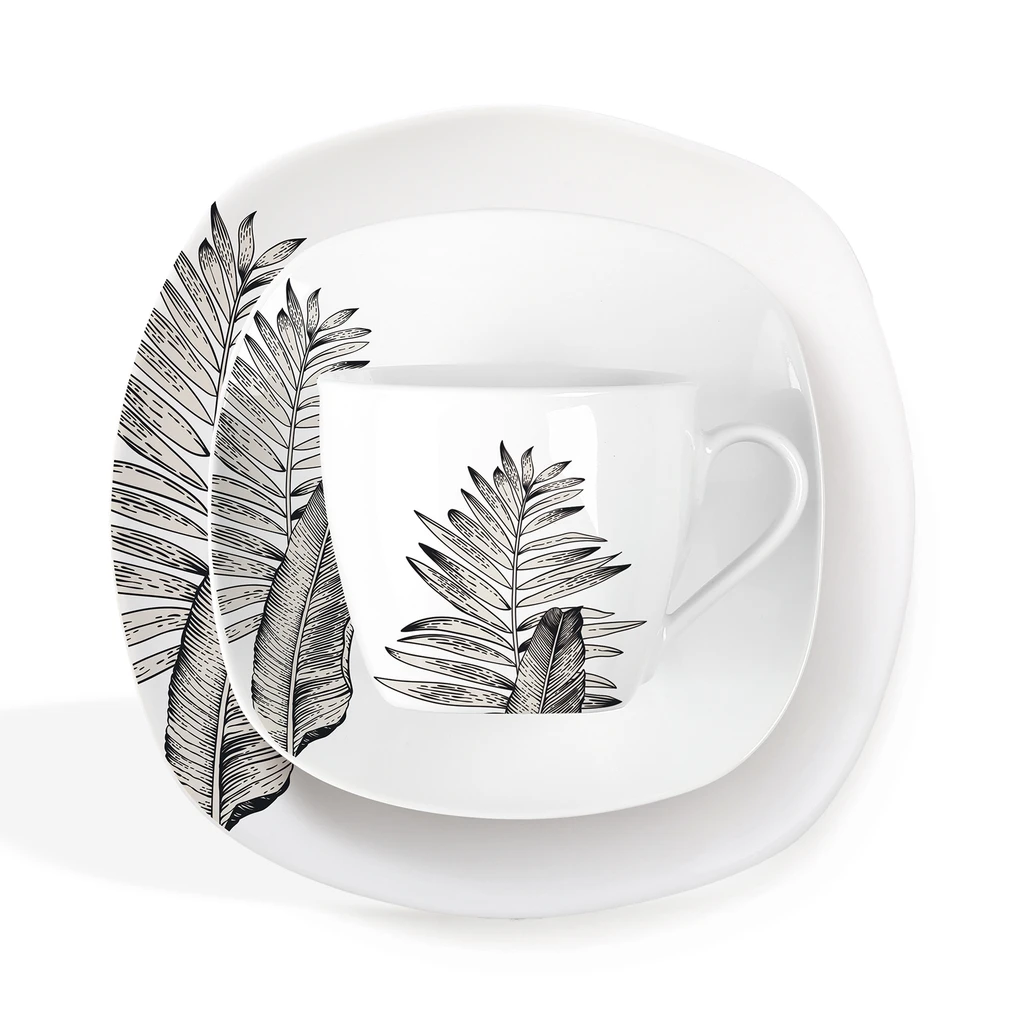 Jedálenská a kávová súprava ZEELAND, 30 dielna