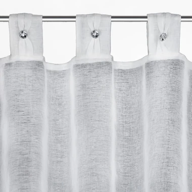 Záclona vitrážka biela SEVILLA 30x150 cm