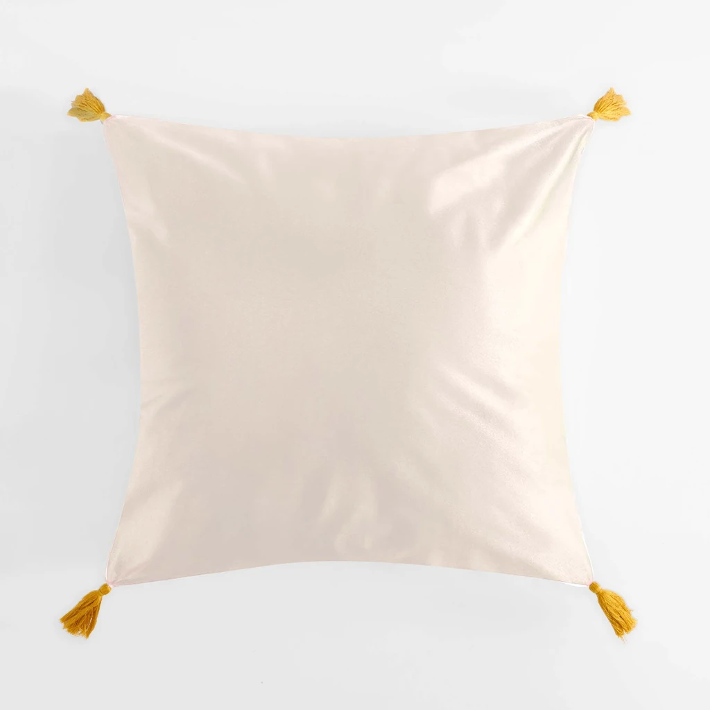 Dekoračná obliečka vyšívaná krémová FOLKY 45x45 cm