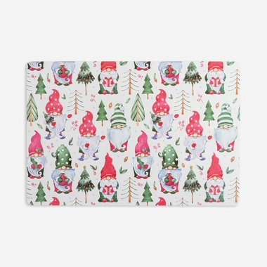 Vianočné prestieranie na stôl ŠKRIATKOVIA V LESE 30x45 cm