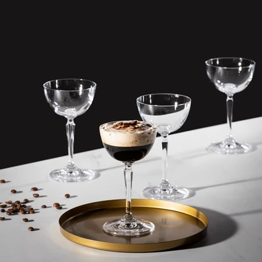 Súprava 4 pohárov na nápoje SHAKE 140 ml