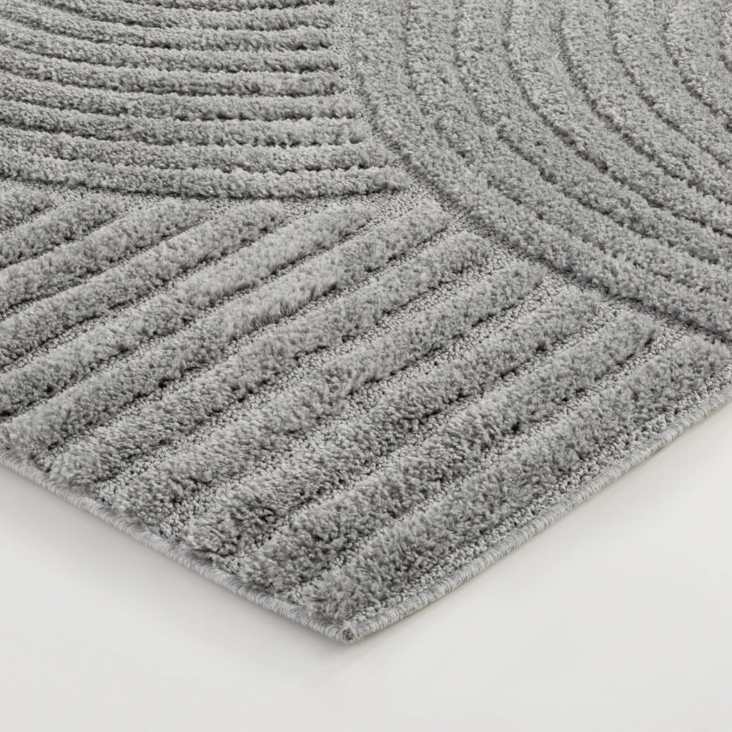 Dywan szary LA CASA 3D 120X170 - zbliżenie.