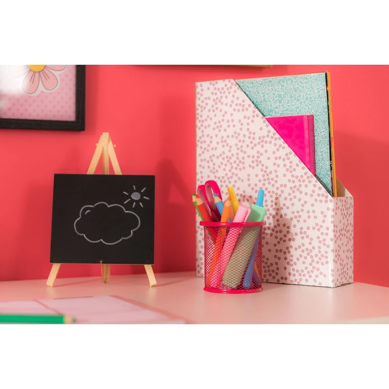 Kriedová tabuľa so stojanom a kriedovou fixkou 15x13,5x24 cm