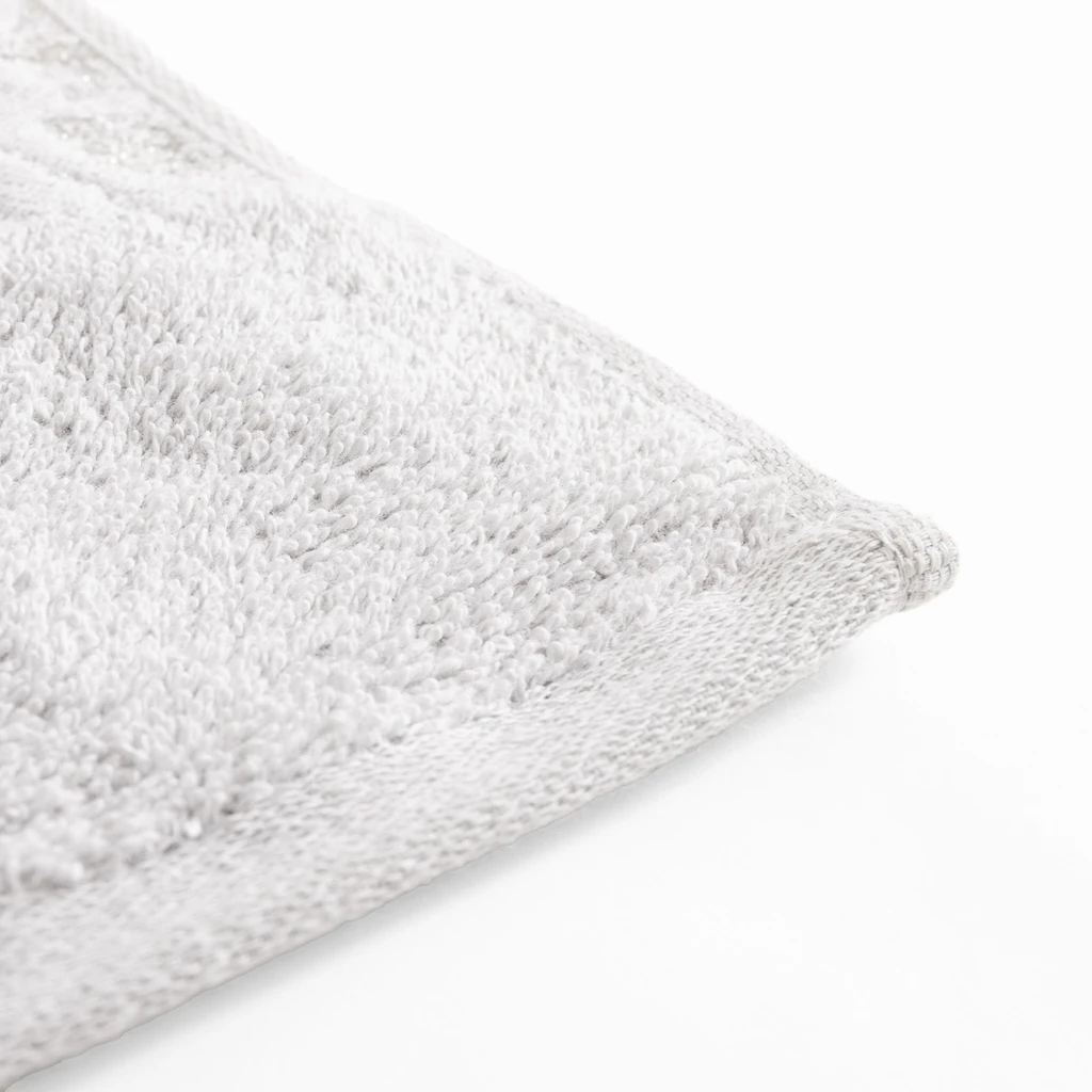 Súprava 2 uterákov strieborná/oceľová BLINK