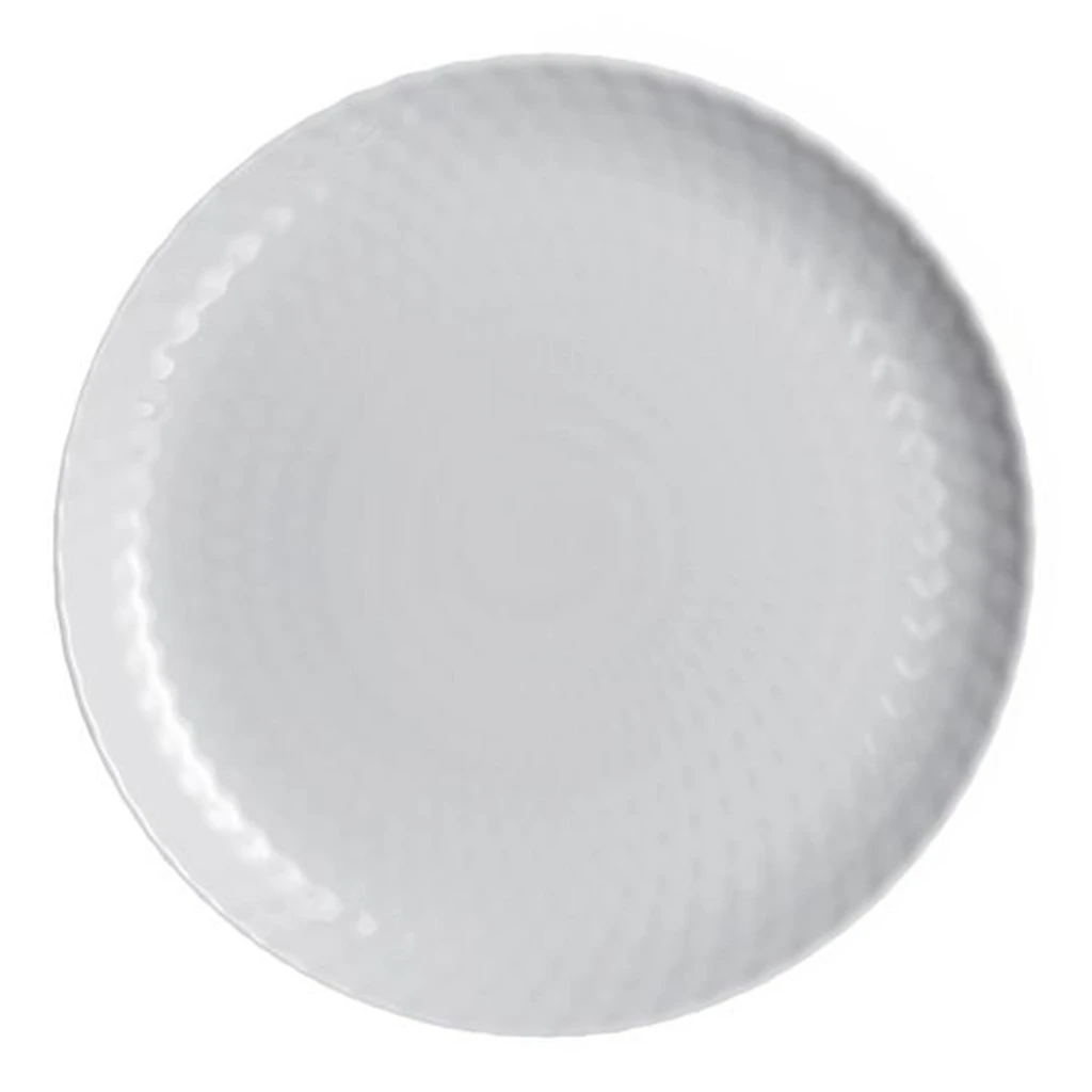 Plytky tanier svetlosivý PAMPILLE 25 cm