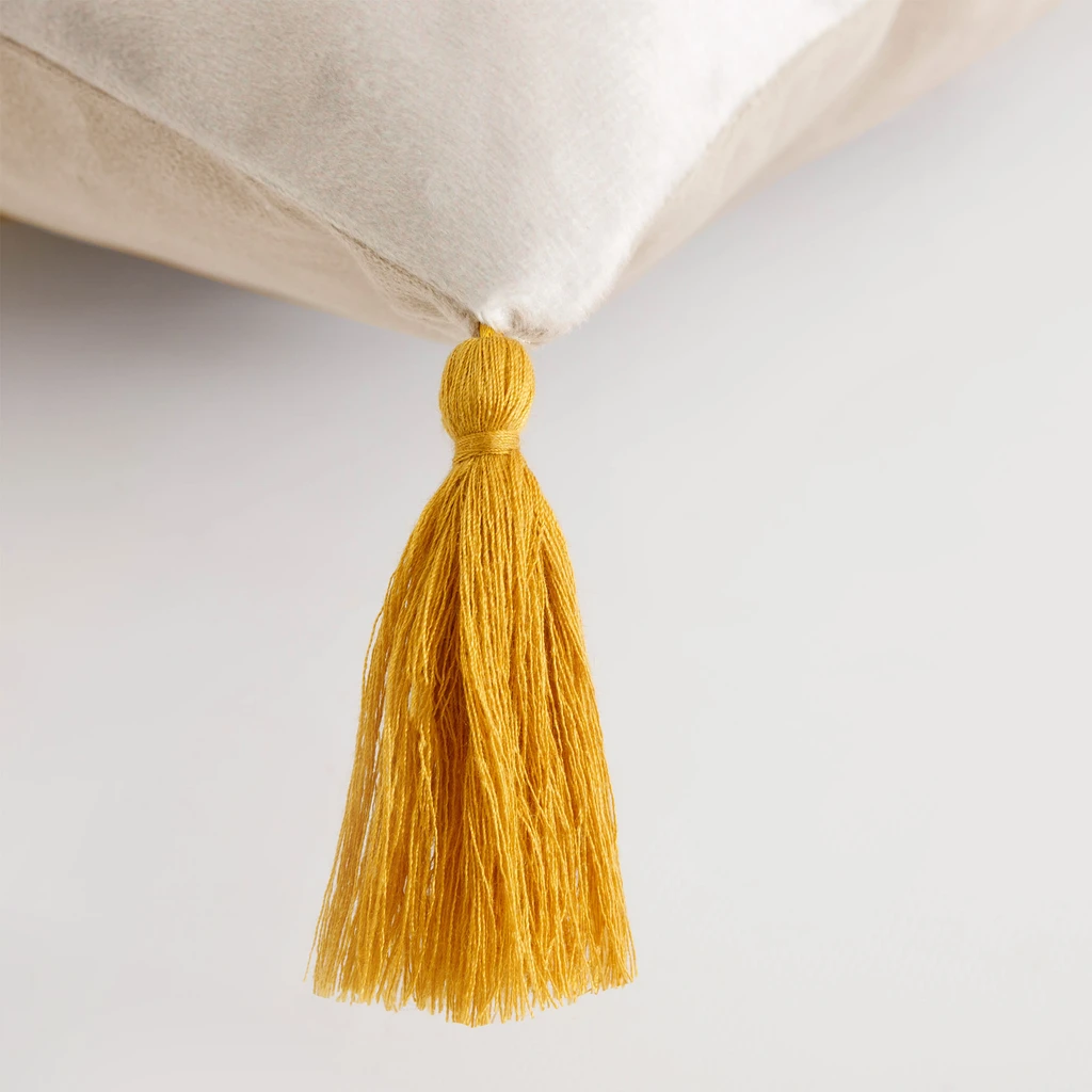 Dekoračná obliečka vyšívaná krémová FOLKY 45x45 cm