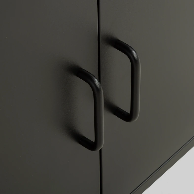 Komoda 2-dverová SOLANS čierna