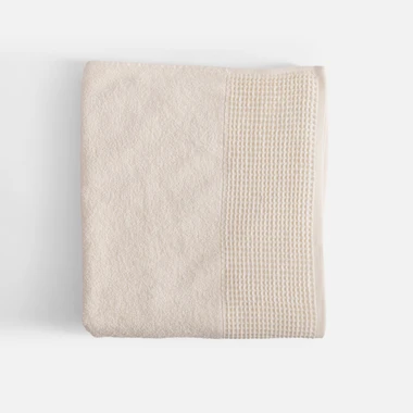 Bavlnený uterák v krémovej farbe ZEN 90x160 cm
