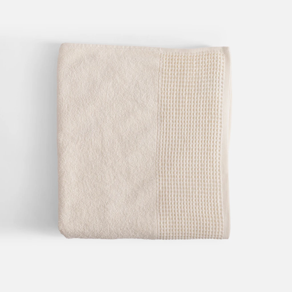 Bavlnený uterák v krémovej farbe ZEN 90x160 cm