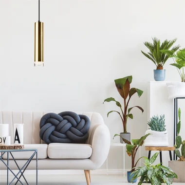 Luster na lanku tuba zlatá DIEGO I