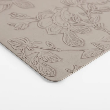 Podložka na stôl v sivej farbe KVETY 43x30cm
