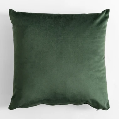 Dekoračný velúrový zelený vankúš VELVIO 45 x 45 cm