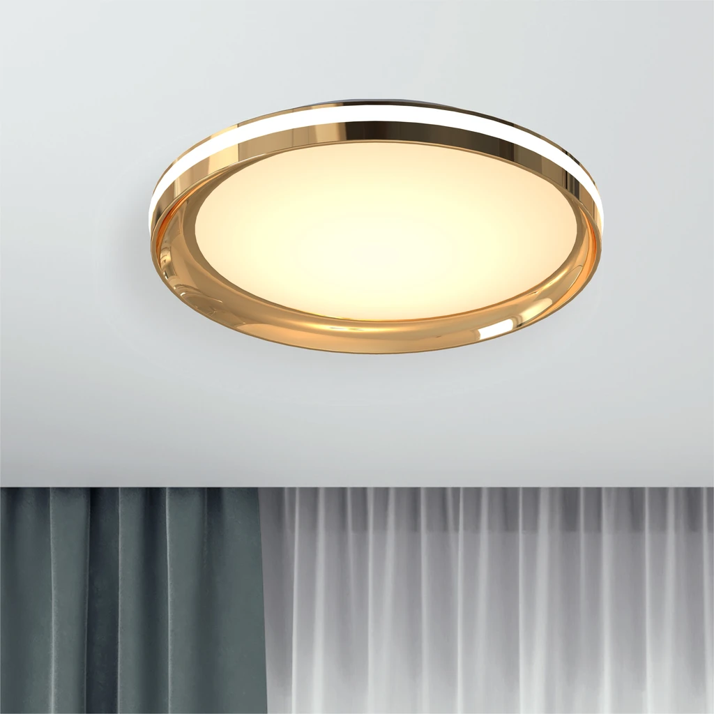 Okrągły kształt lampy APART o średnicy 45 cm będzie pięknym dodatkiem do wnętrza