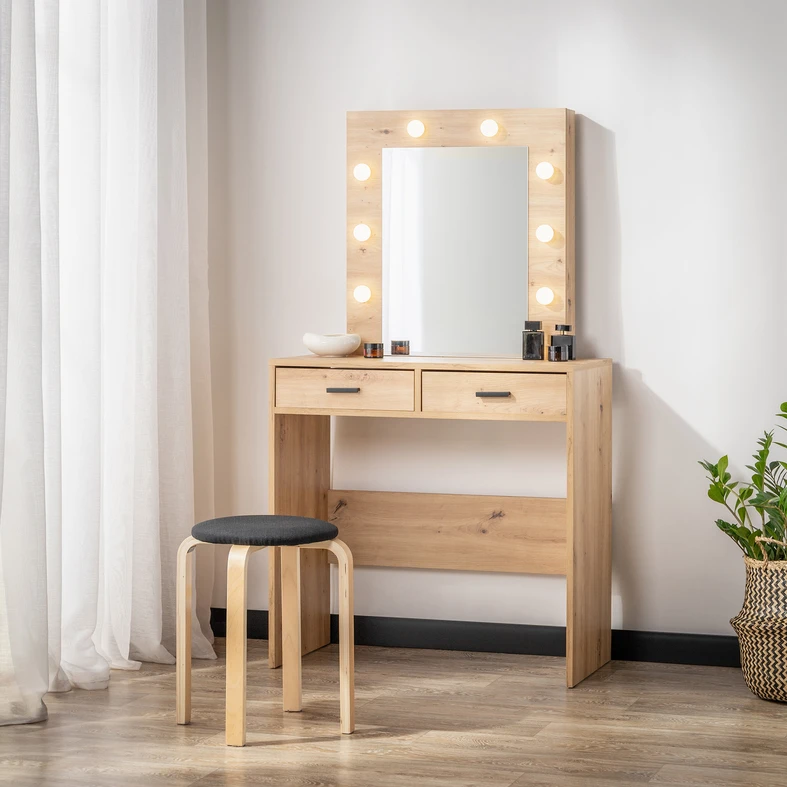 Čierna čalúnená taburetka CETON