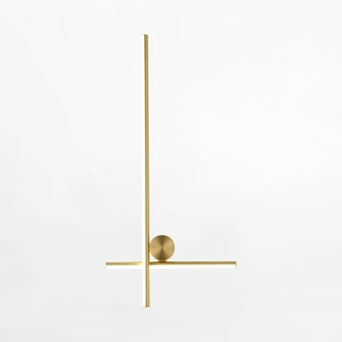 Minimalistické nástenné svietidlo LED zlaté MILL