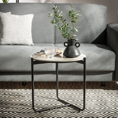 Čierna keramická váza 15 cm