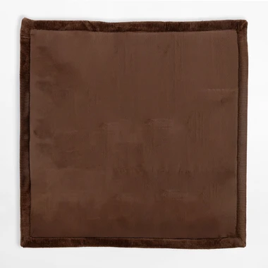 Štvorcový koberec PUFFY SOFT, hnedý, 120x120 cm