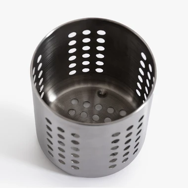 Odkvapkávač na kuchynské náčinie strieborný 13 cm