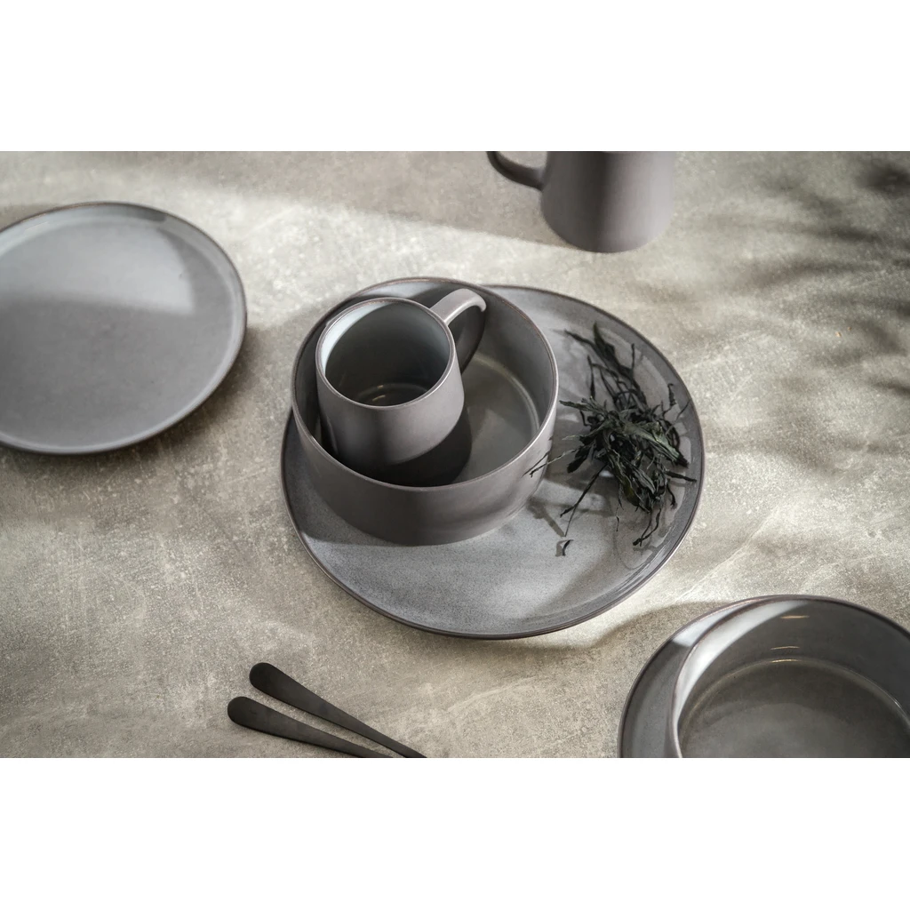 Keramický hrnček sivý ZUZE 400 ml