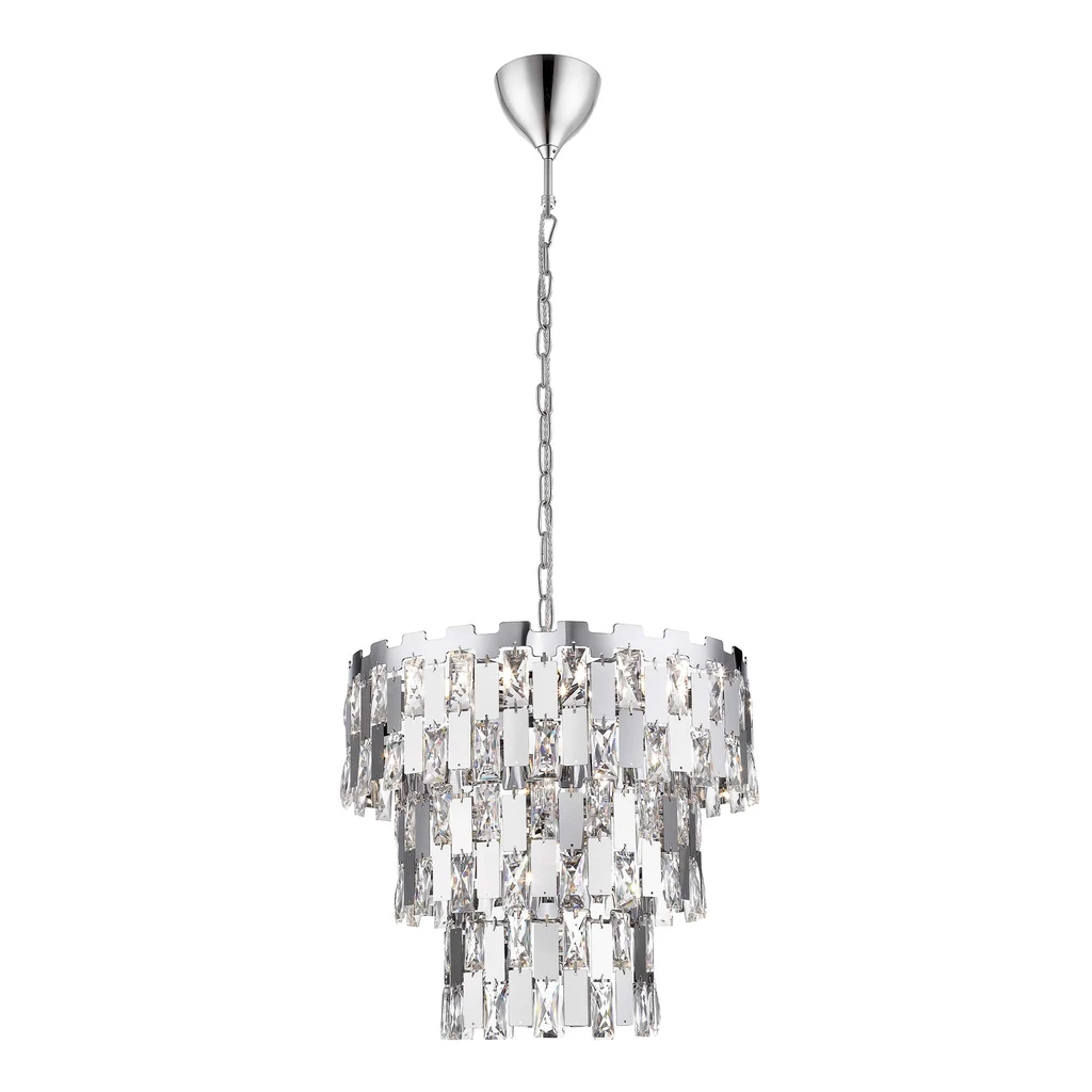 Luster chrómový ANZIO, 39 cm