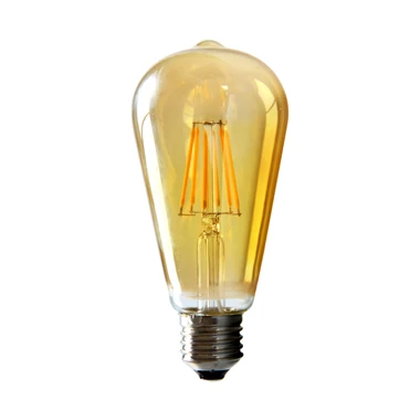Dekoratívna retro LED žiarovka E27 4W teplá farba ORO-E27-ST64-FL-AMBER-4W