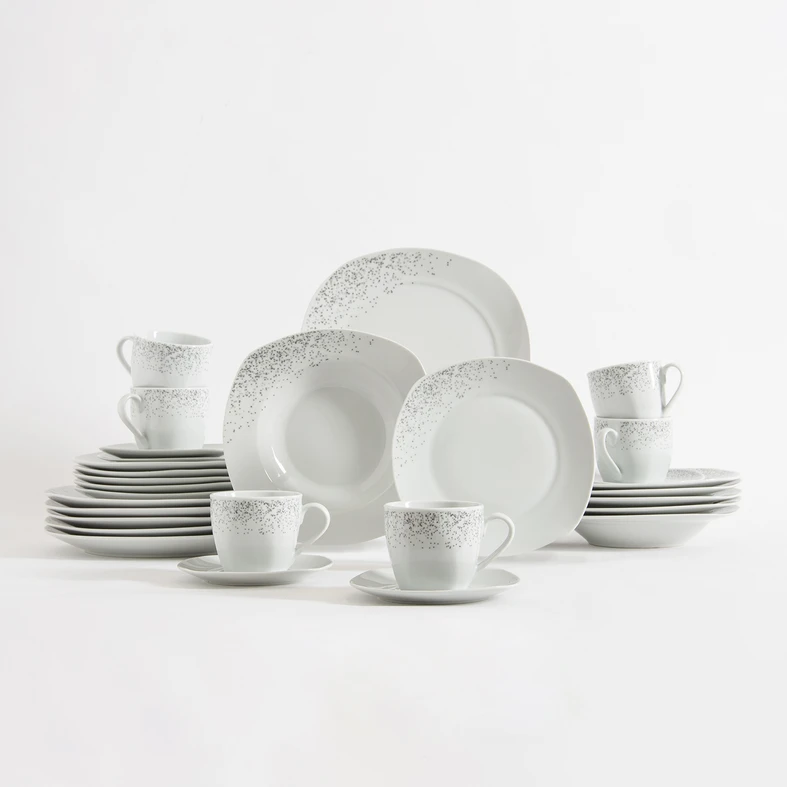 Jedálenský a kávový servis DACOTA, 30 prvkov