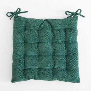 Podsedák na stoličku tmavozelený DALLAS 40x40 cm